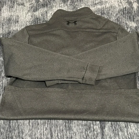 Under Armour Charcoal Quarter-Zip Pullover VGUC - Picture 9 of 9